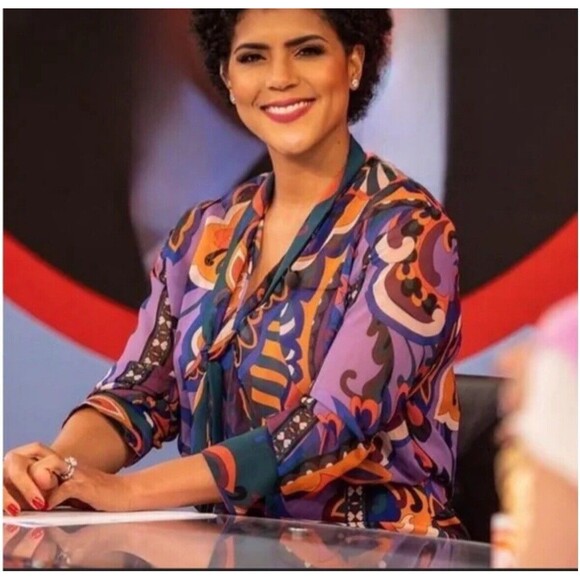 Zara Pucci Mini Dress Neck Tie Multi Color Printed Size S NWOT - Picture 5 of 16